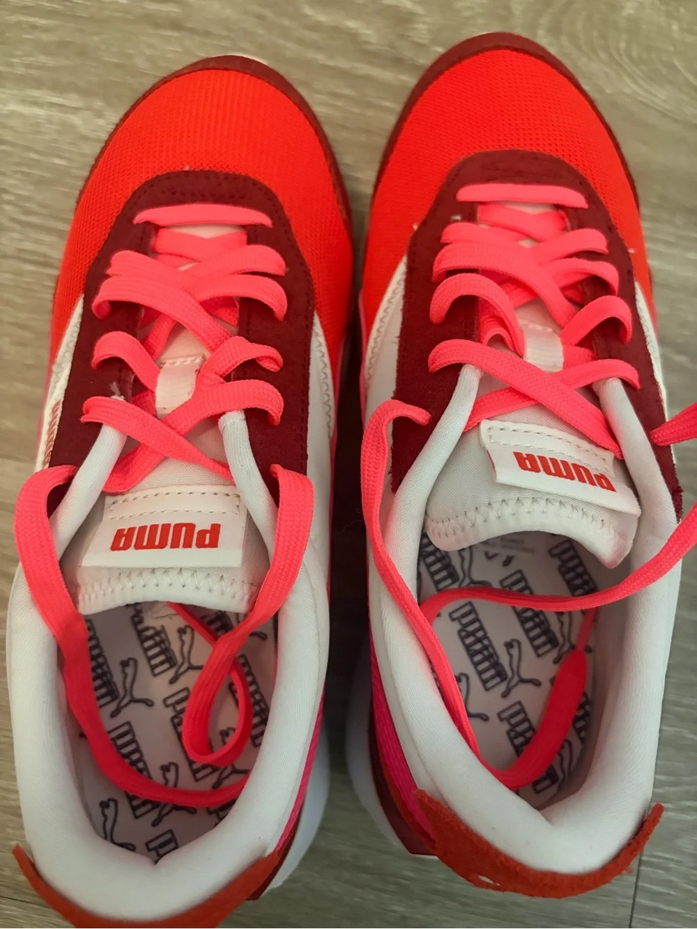 Puma Women’s Red & Pink Cruise Rider Platform Sneakers